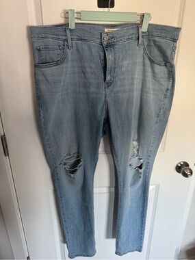 Levi’s 721 Distressed High Rise Skinny Jeans – Women’s Plus Size 18W